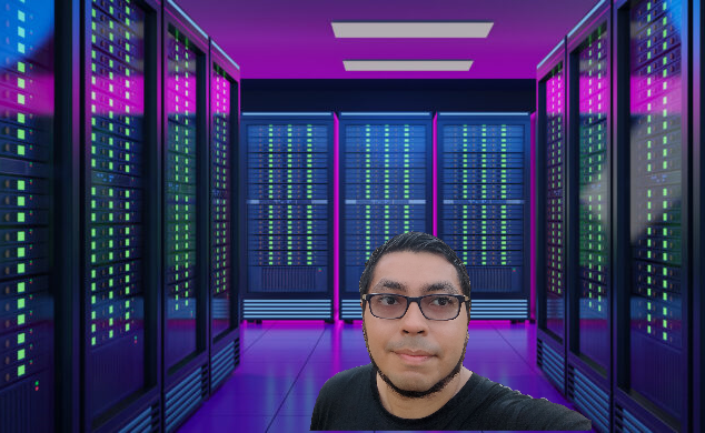 Foto en un data center